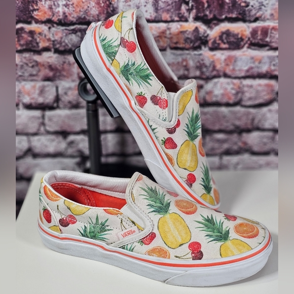 Vans Shoes - Vans slip on fruit sneakers